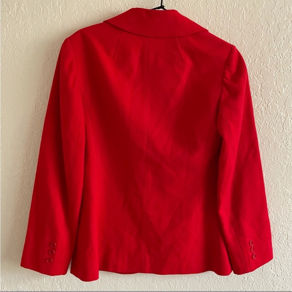 Vintage Pendleton red wool blazer suit jacket 10 (small) - Picture 6 of 10